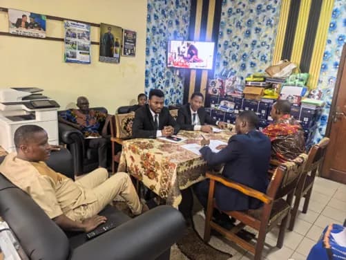 Click, tap, or press Enter to enlarge Attorneys 4 All Holds Partnership Meeting With The Sierra Leone Police